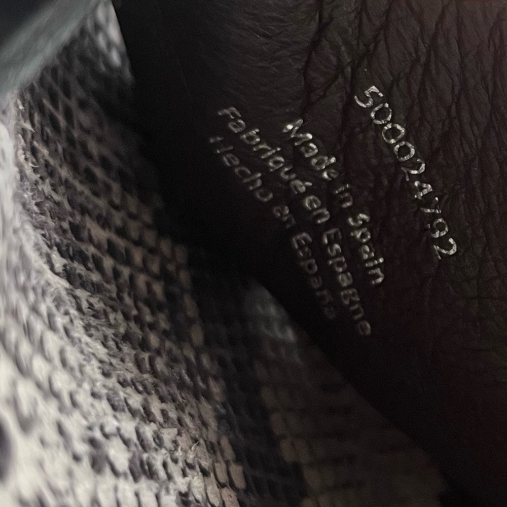 Free People 36/6 Black & White Python Print Slip … - image 8